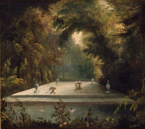 The Bathing Pool., 1830, Charles Codman