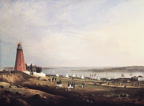 Entertainment of the Boston Rifle Rangers by the Portland Rifle Club in Portland Harbor, August 12, , 1830, Charles Codman
