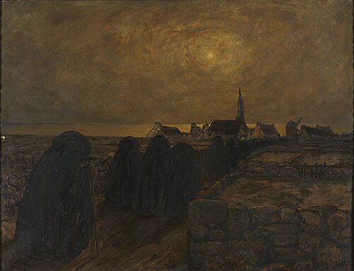 Office du soir, 1895, Charles Cottet