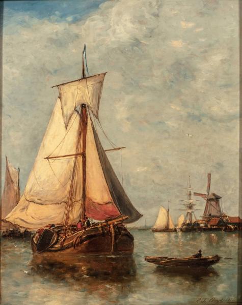 Dutch Shipping, 1877, Paul Clays