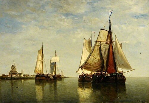 The Calm, 1870, Paul Clays