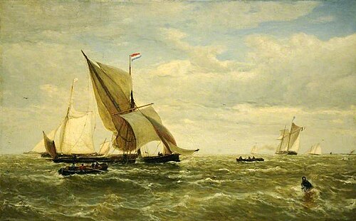 The Storm, 1870, Paul Clays