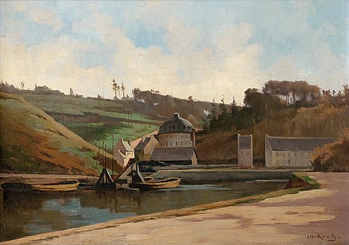 Brest, l'étang de la Villeneuve, , Charles Francisque Raub