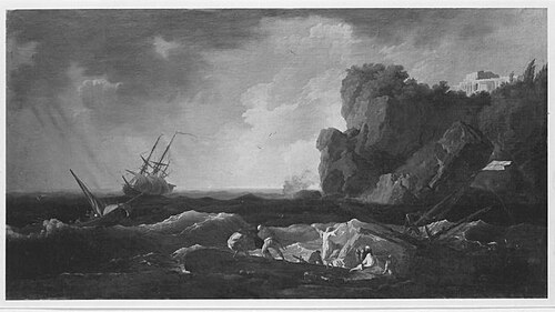 Schiffbruch, , Charles François Lacroix de Marseille