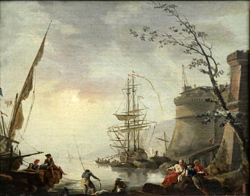 Effet de soleil brumeux, , Charles François Lacroix de Marseille
