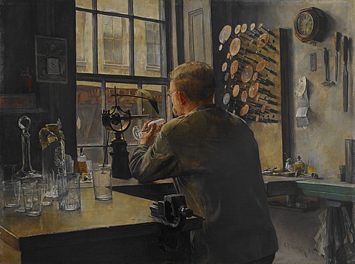 The Glass Engraver, 1883, Charles Frederic Ulrich