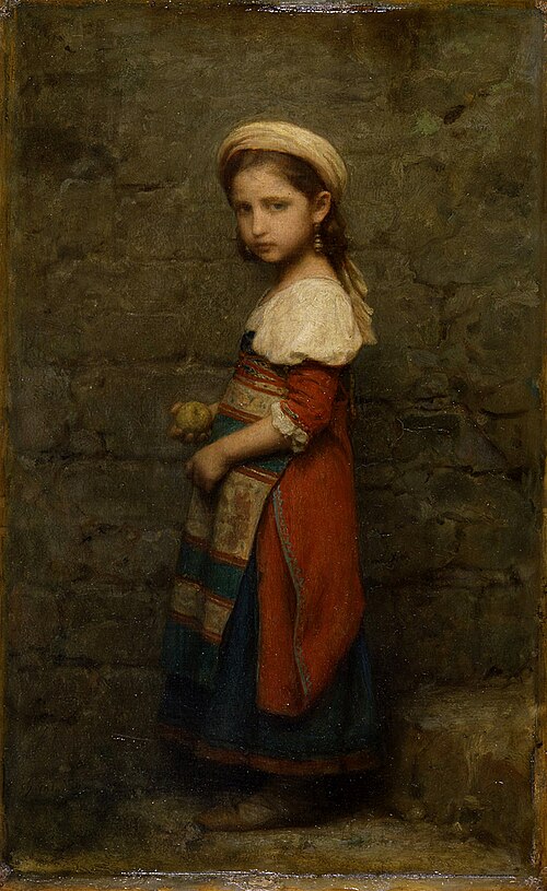 Italian Girl, 1864, Charles Jalabert