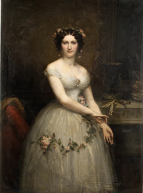 Portrait d'une femme, 1853, Charles Müller