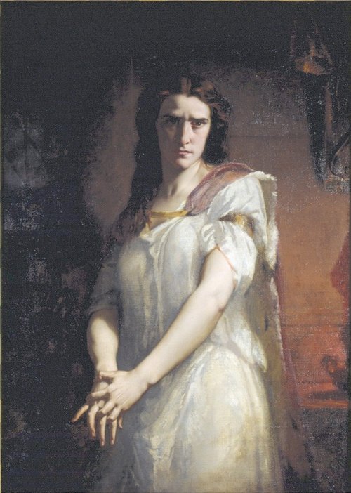 Rachel dans Lady Macbeth, 1849, Charles Müller