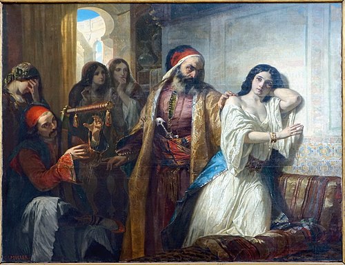 La folie d'Haydée, 1848, Charles Müller