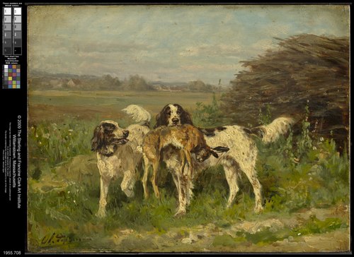 End of the Hunt, 1873, Charles Olivier de Penne