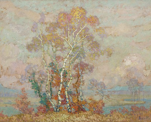 Les Bouleaux, 1902, Charles Peccatte