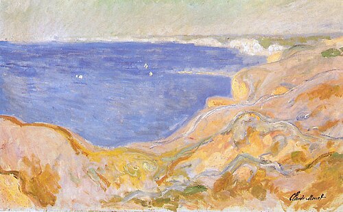 Falaises à l'est de Pourville, 1896, Claude Monet