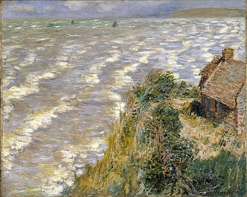 Rising Tide at Pourville, 1882, Claude Monet