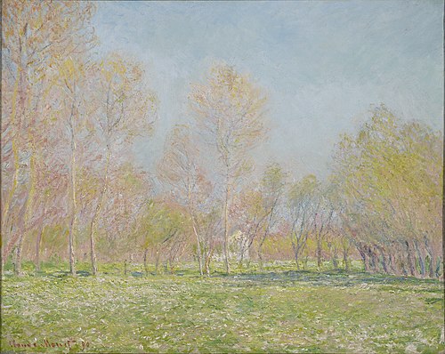 Spring in Giverny, 1890, Claude Monet