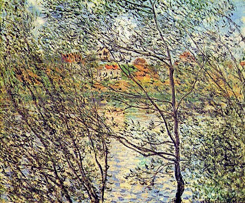 Le printemps à travers les branches, 1878, Claude Monet
