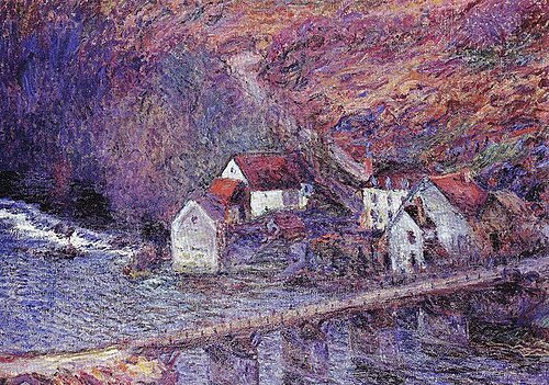 Le pont de Vervy, 1889, Claude Monet
