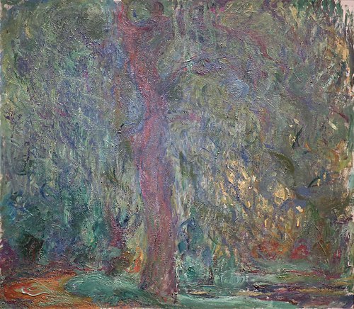Saule pleureur, 1918, Claude Monet