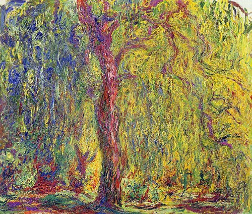 Saule pleureur, 1918, Claude Monet