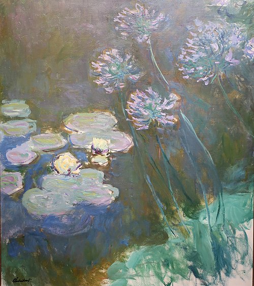 Nymphéas et Agapanthes, 1915, Claude Monet