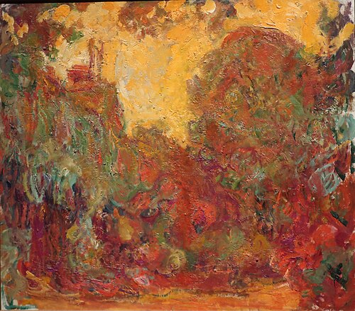 La maison vue du jardin aux roses, 1923, Claude Monet