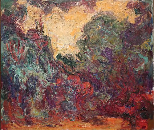 La maison vue du jardin aux roses, 1923, Claude Monet