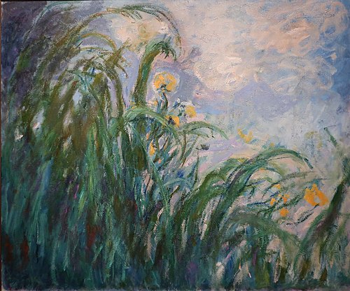 Les iris jaunes, 1924, Claude Monet