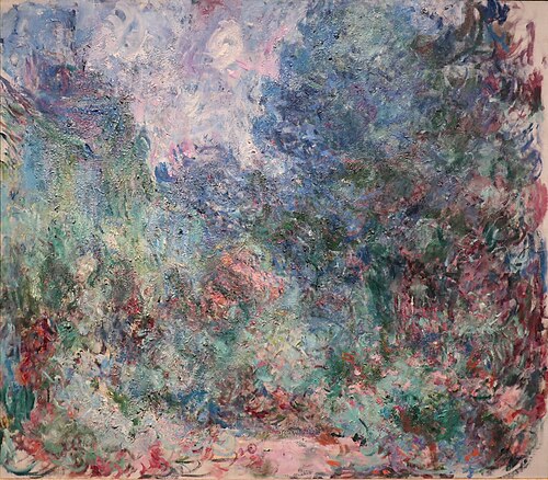 La maison vue du jardin aux roses, 1923, Claude Monet
