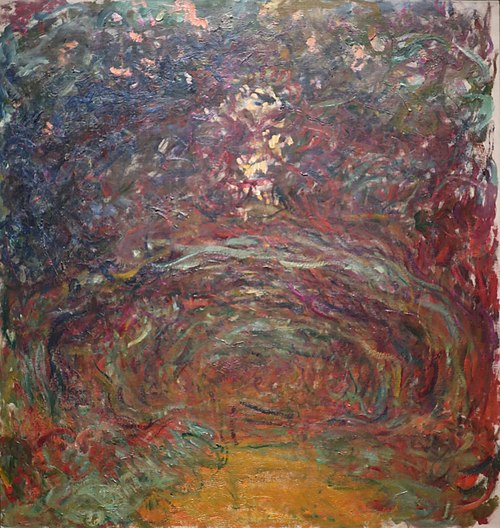 L'allée des rosiers, 1921, Claude Monet