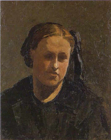 Tête de femme, 1862, Claude Monet