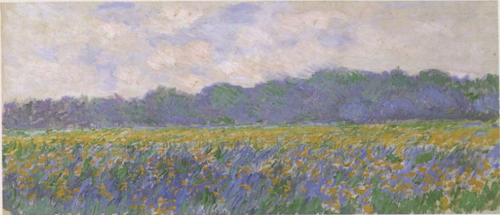 Champ d'iris jaunes à Giverny, 1887, Claude Monet
