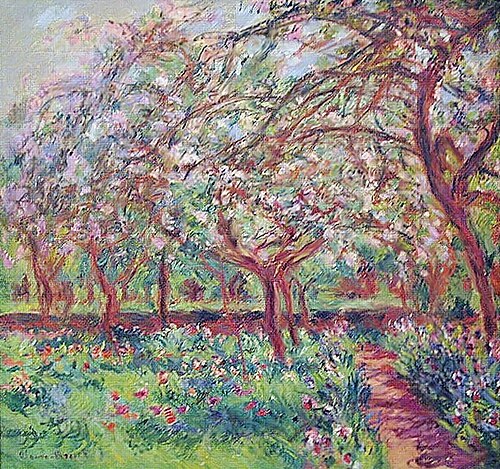 Pommiers en fleurs, 1899, Claude Monet