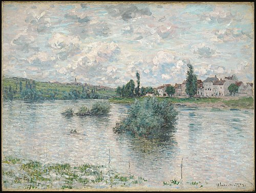 La Seine à Lavacourt, 1880, Claude Monet