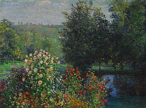 Les rosiers dans le jardin de Montgeron, 1876, Claude Monet