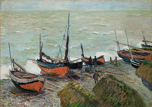 Bateaux de pêche, 1883, Claude Monet