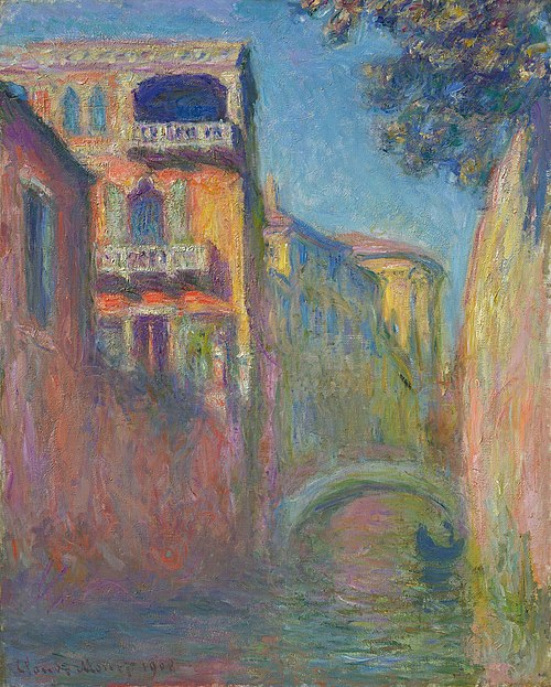 Rio della Salute (Artistic theme), 1908, Claude Monet