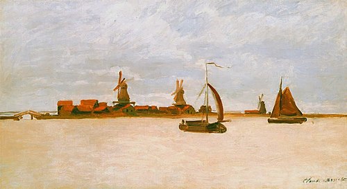 The Voorzaan and Westerhem, 1871, Claude Monet