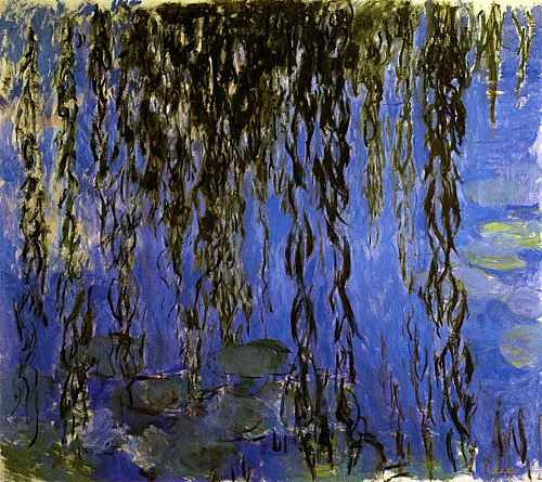 Nymphéas avec rameaux de saule, 1917, Claude Monet