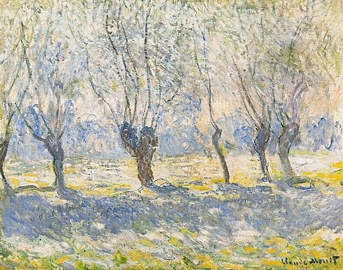 Les saules, Giverny, 1886, Claude Monet