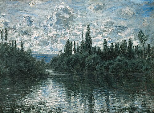Bras de la Seine près de Vétheuil, 1878, Claude Monet