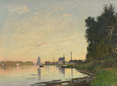 Argenteuil, fin d'après-midi, 1872, Claude Monet