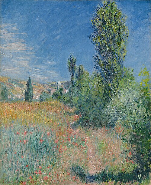 Paysage dans l'île Saint-Martin, 1881, Claude Monet