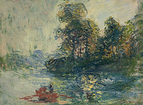 La rivière, 1881, Claude Monet