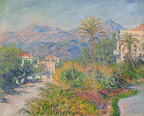 Strada Romana à Bordighera, 1884, Claude Monet