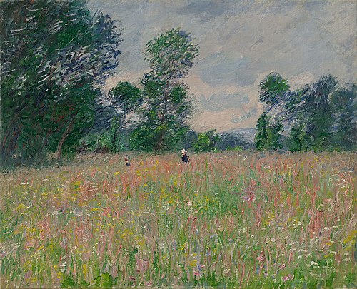 The Flowered Meadow, 1885, Claude Monet