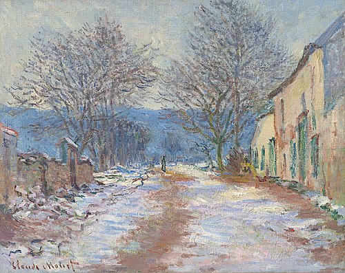 Effet de neige à Limetz, 1886, Claude Monet