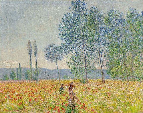 Sous les peupliers, 1887, Claude Monet
