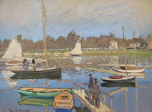 Le bassin d'Argenteuil, 1874, Claude Monet