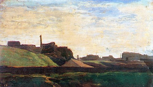 Paysage d'usines, , Claude Monet