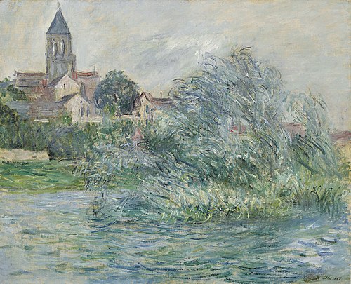 L'église à Vétheuil, 1881, Claude Monet